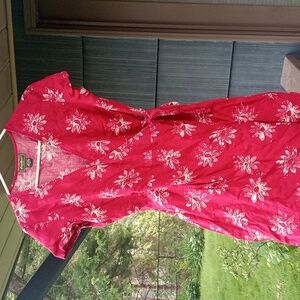 100% Linen Eddie Bauer size 10 dress